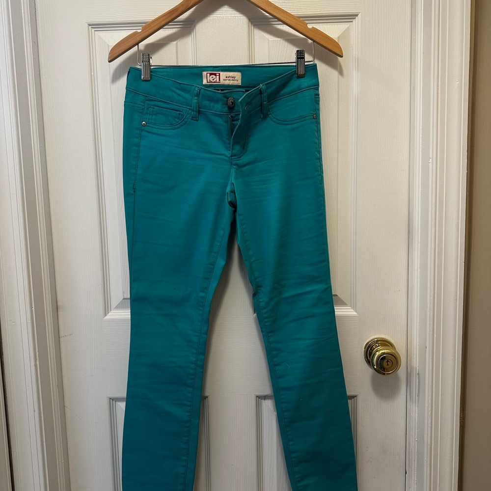 LEI Women's Teal Jeans